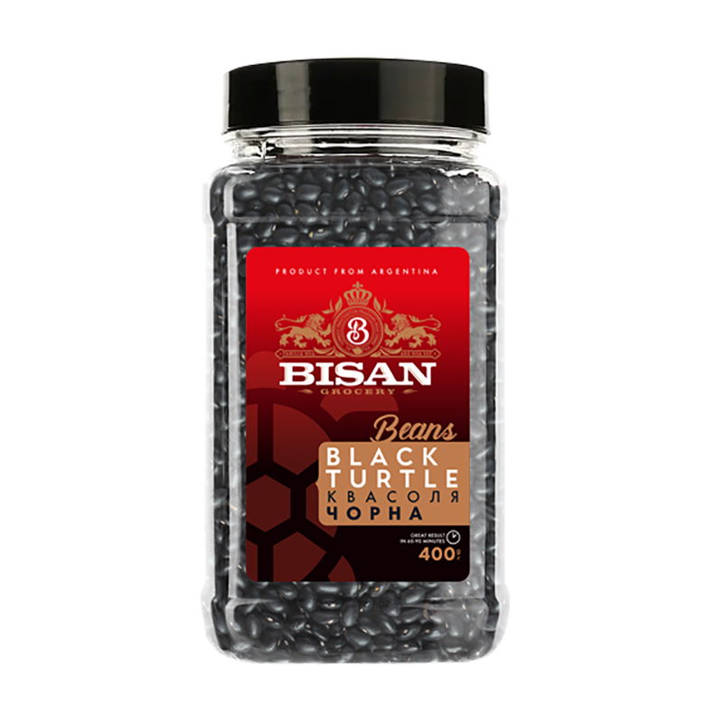 Квасоля Чорна BISAN 400г