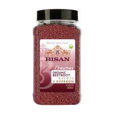 Кускус органічний з буряком BISAN 400г