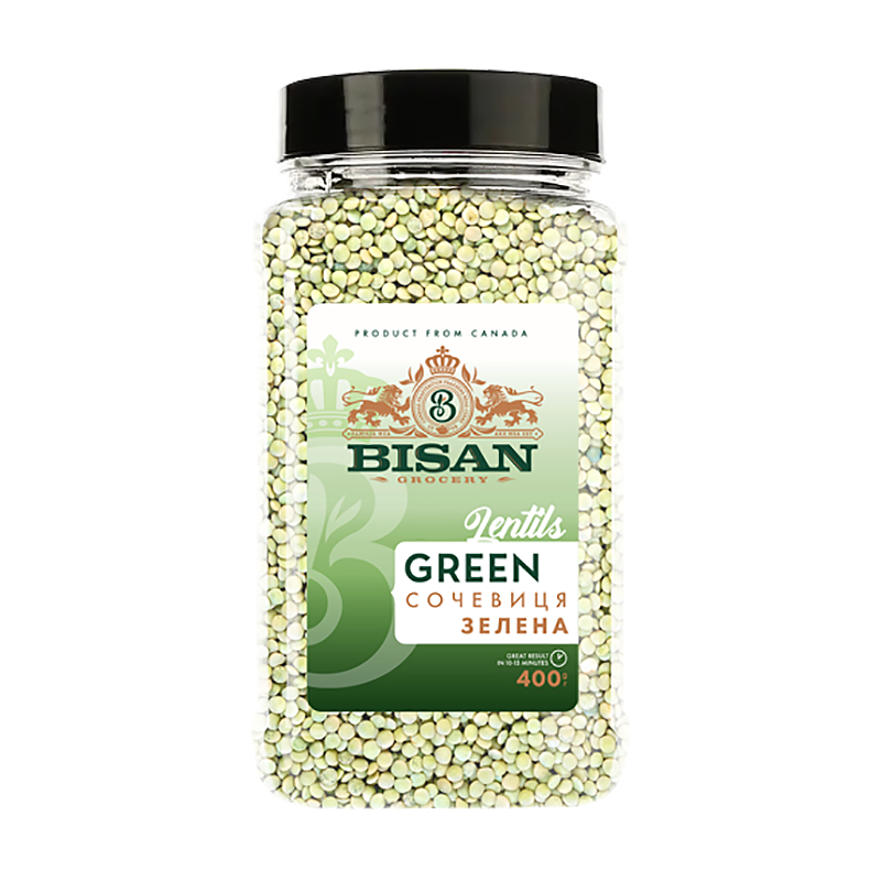 Сочевиця Зелена BISAN 400г