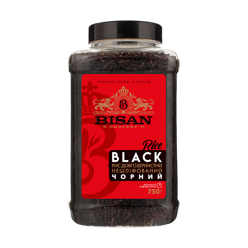 Рис Чорний 750г 